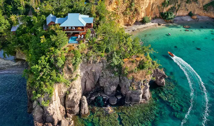 Hotel Secret Bay en Isla Dominica