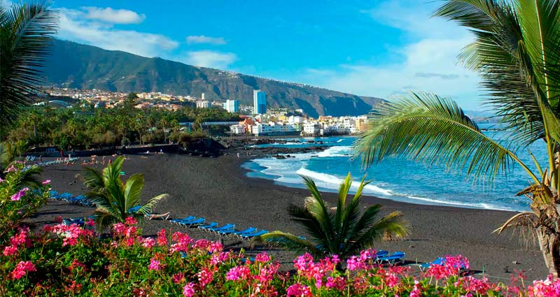 Playa Jardín en Puerto de la Cruz, Tenerife