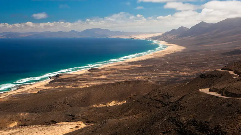 Playa de Cofete en Fuerteventura, Islas Canarias