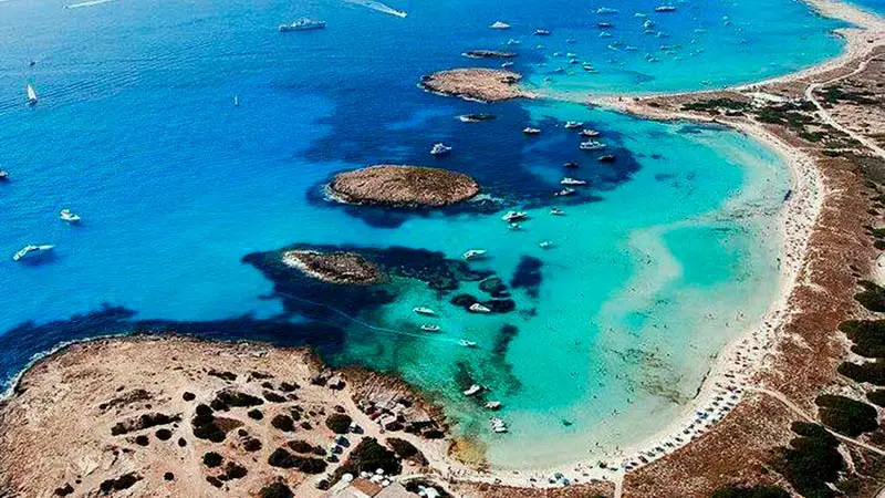 Playa de Ses Illetes en Formentera, Islas Baleares